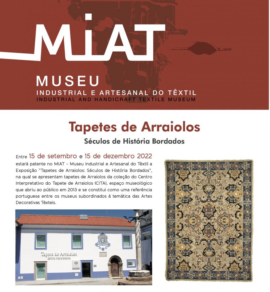 Exposição Arraiolos no Museu do Textil em Mira de Aire